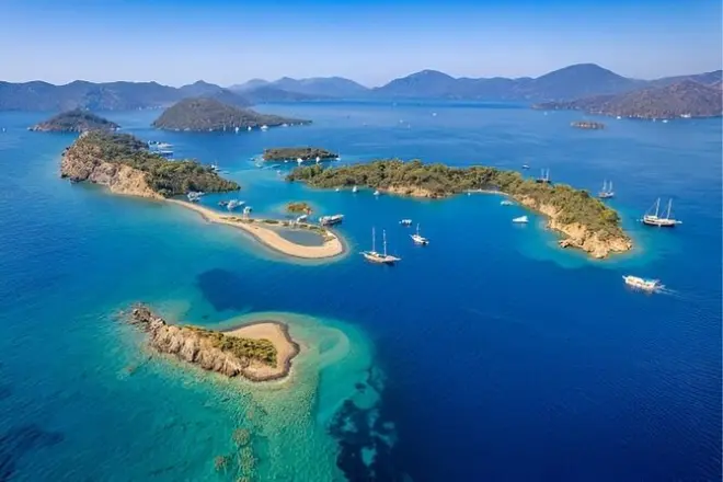 12 islas desde Fethiye en barco: Nadar, snorkel y almuerzo incluido