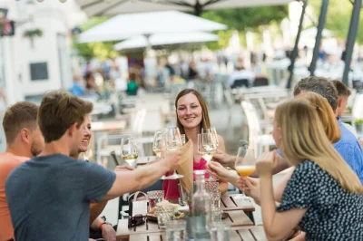 Let ljubljana surprise you with wine, craft beer, and local bites on a small group food walking tour. includes tastings, drinks, and a friendly guide.