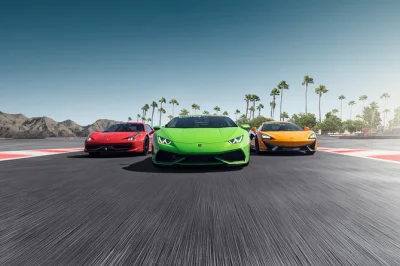 Sinta a adrenalina de pilotar seu supercarro dos sonhos em las vegas com instrutor profissional, pista exclusiva e pelo menos cinco voltas — capacete e equipamentos de segurança inclusos.