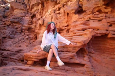 Feel the sinai sun on a jeep safari from sharm el sheikh to the colored canyon, snorkel at blue hole, ride camels by the sea, and share bbq lunch in a bedouin tent.