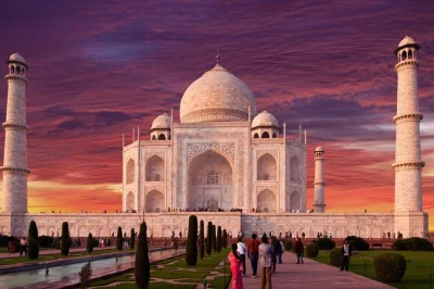Step inside the taj mahal, explore agra fort, and see the baby taj on a private day trip from delhi. includes hotel pickup, skip-the-line entry, and lunch at a 5-star hotel.