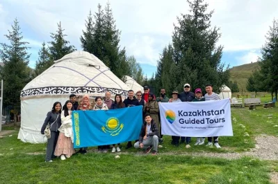 Wake up in a yurt by kolsai lake, hike charyn canyon’s wild trails, and share local food around a bonfire. includes transfers, meals, and guide from almaty.