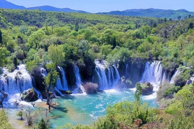 Feel the spray at kravice waterfalls, wander počitelj’s stone alleys, and share stories with a local guide on this herzegovina day trip from mostar. includes pickup.