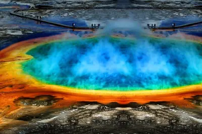 Tour di Yellowstone da Jackson: Old Faithful e Grand Canyon