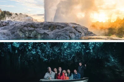 Step inside waitomo glowworm caves, explore rotorua’s geothermal wonders at te puia, and travel with a local guide—hotel pickup, entry tickets, and snacks included.