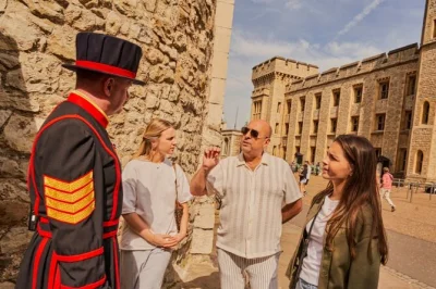 Feel the weight of history at the tower of london, meet a real beefeater in the bloody tower, and see the crown jewels up close—all with skip-the-line entry.