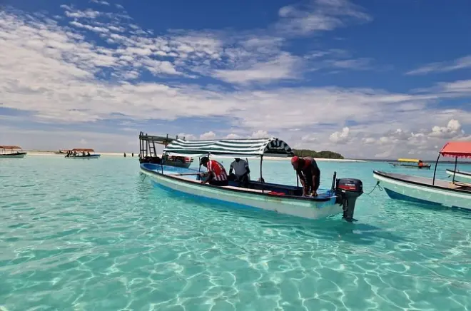 Mnemba Island et Stonetown : Snorkeling avec dauphins et coraux