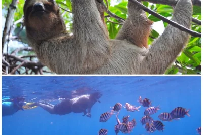Feel the current carry you along roatan’s colorful reefs, then meet sloths and monkeys up close at a sanctuary. includes all snorkel gear, entry, and air-conditioned transport.