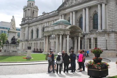 Step through belfast’s city centre with a local historian, hear stories of the troubles, see key sites, and feel the city’s spirit. includes headsets & guide.