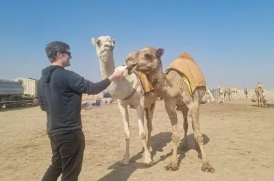 Kuwait City e deserto: Cammelli, mercati e ponte Sheikh Jaber