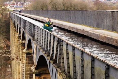 Float above the dee valley on a guided canoe trip over pontcysyllte aqueduct, paddle the llangollen canal with a local instructor, all equipment included.