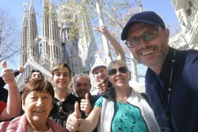 Step into barcelona’s heart with skip-the-line sagrada familia, gothic quarter strolls, and city views—hotel pickup, small group, and a local guide included.