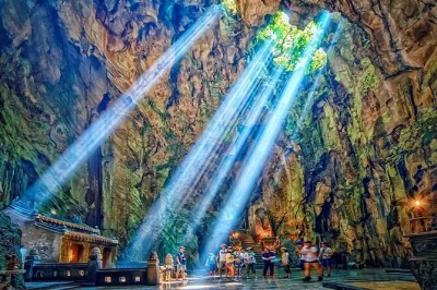 Feel the calm at da nang’s marble mountains, wander am phu cave, and meet the lady buddha on monkey mountain—with hotel pickup and a local guide included.