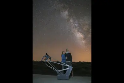 Observación de estrellas en Roque de los Muchachos con telescopio privado