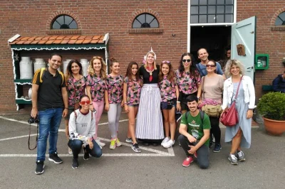 Feel the dutch countryside on a full-day tour from amsterdam to zaanse schans, edam, volendam & marken, with cheese tasting and live guide. includes transport.