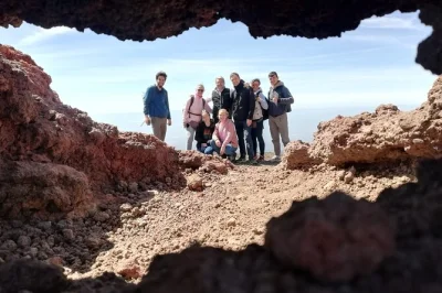 Feel the crunch of etna’s lava underfoot, explore a real lava cave, and taste sicilian honey on this half day from taormina with pickup and local guide included.