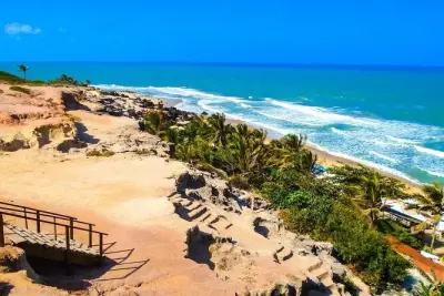 Pipa Beach day trip from João Pessoa: Cliffs and dolphin bay