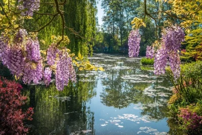 Erlebe monets welt in giverny: spaziere durch seine berühmten gärten, besuche sein haus und das dorf – mit bequemen hin- und rücktransfer ab paris und flexiblen abholzeiten.
