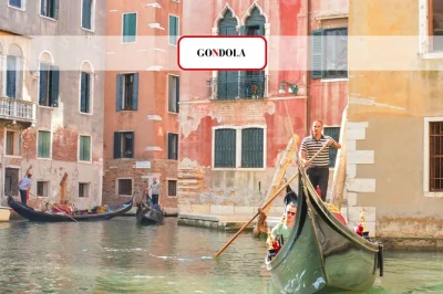 Erlebe venedigs highlights bei einer gondelfahrt auf dem canal grande und tauche danach in der gondel-galerie mit interaktiver geschichte und einem sonnenuntergangs-vr-trip ein. inklusive app-kommenta