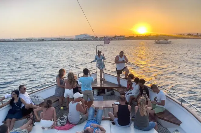 Larnaca Sunset Cruise: Swim at Mackenzie Beach