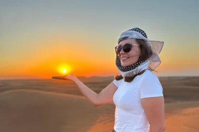 Feel the thrill of dune bashing and atv rides in dubai’s desert, unwind at a vip camp with live shows and a bbq dinner. includes hotel pickup and local guide.
