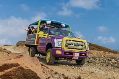 Feel the salt spray at aruba’s natural pool, snorkel at baby beach, and wander arikok’s wild trails—all with a local guide, pickup, and snacks included.