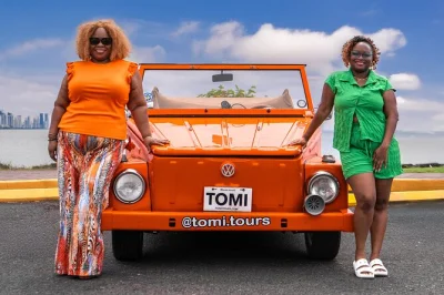 Feel panama city’s contrasts in a 1970s vw convertible—casco viejo, amador causeway, skyline drives, local ceviche—with a private guide and chilled drinks included.