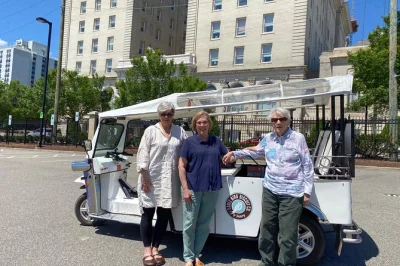 Hop into an electric tuk tuk for a private richmond sightseeing tour—see monument avenue, the vmfa gardens, hollywood cemetery, and lively carytown with a local guide.