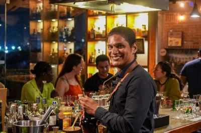 Warm rum, colombian chocolate, and city views—taste 8 spirits with a local guide at lunático in cartagena. includes all fees, water, and chocolate pairings.