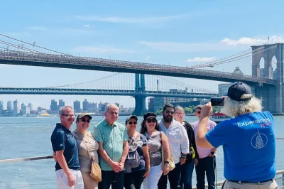 Feel the pulse of nyc on a half-day bus tour with photo stops at central park, rockefeller center, and brooklyn bridge. includes local guide & pickup.