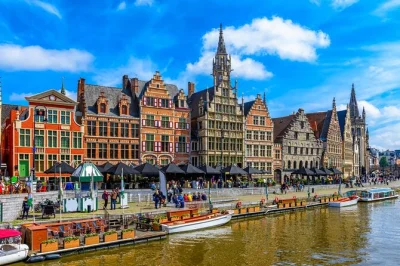 Feel ghent’s rebellious spirit on a guided city walk, hear quirky legends, see gravensteen castle, and wander medieval streets. includes all fees and local guide.