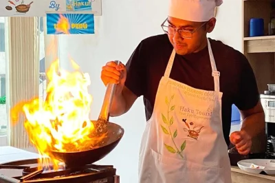 Feel the energy of lima as you cook lomo saltado and causa with a local chef. includes all ingredients, chef-led guidance, and a rooftop kitchen setting in miraflores.