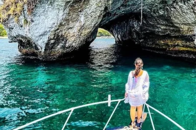 Feel the salt air as you boat to los arcos’ five islands, explore sea caves, and snorkel with local guides. small group tour with equipment and permits included.