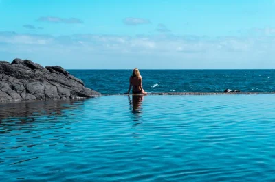 Feel the wild side of madeira on a jeep tour to porto moniz pools, seixal black sand beach, fanal forest and cabo girão skywalk. includes pickup from funchal.