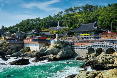 Feel busan’s spirit on a full-day city tour—explore gamcheon culture village, haedong yonggungsa temple, and more with a local guide. includes all entry fees.