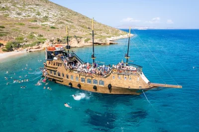 Step onto the captain morgan in kos for a relaxed 3 island cruise with four swimming stops, dolphin watching, and a bbq lunch. includes vegetarian options.
