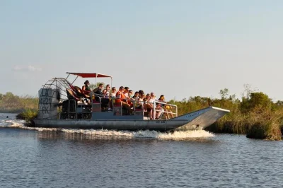 Siente la emoción de un paseo en airboat por louisiana, avista caimanes cerca de jean lafitte y disfruta del transporte ida y vuelta desde nueva orleans con guía local.