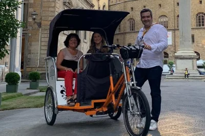 Glide through florence’s lively streets in a private electric rickshaw, with flexible pickup, custom stops, and a local driver—book for comfort and freedom.