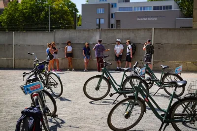 Feel berlin’s divided past on a guided bike tour—explore the wall, führerbunker, and cold war sites with a local guide. includes bikes, helmets, and flexible routes.