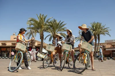 Feel marrakech’s pulse on a city cycling tour led by local youth. taste bakery-fresh bread, meet artisans, and pause for moroccan sweets—bike, helmet, and drinks included.