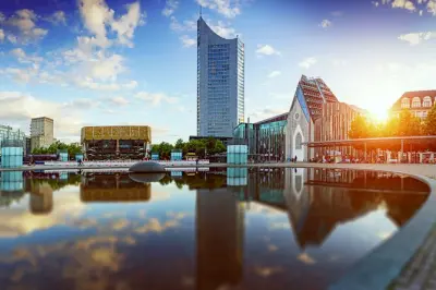 Tour privato guidato a Lipsia: Panorama Tower con guida locale