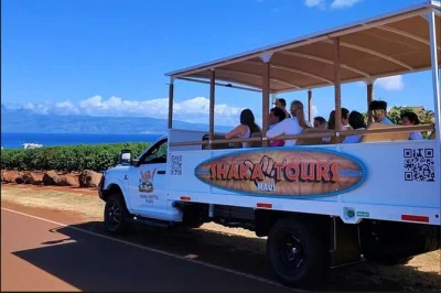 Découvrez west maui en navette ouverte, avec arrêts à honolua bay, une forêt de banyans et le spectaculaire nakalele blowhole. guide inclus, toutes les entrées comprises.