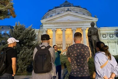 Feel the pulse of bucharest on a walking tour through old town, calea victoriei, and historic landmarks. includes all fees, local guide, stroller-friendly route.