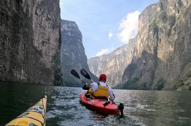 Caiaque no cânion Sumidero: Aventura em caiaque duplo