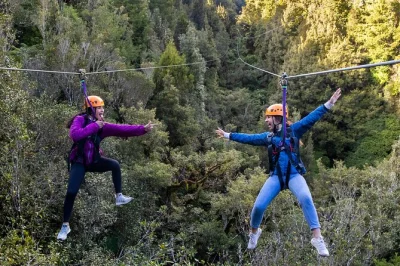 Feel the rush on rotorua’s longest zipline, cross volcanic cliff walks, and spot rare birds in ancient forest—includes pickup, gear, and free photos.