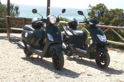 Rent a 125cc scooter in ericeira for 24 hours. local advice, free helmet, flexible cancellation, and 24h assistance. book your scooter rental now.