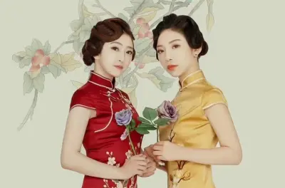 Retratos con vestido tradicional cheongsam en Shanghai