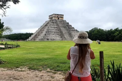 Beat the crowds at chichen itza with a private early morning tour, swim in a sacred cenote, enjoy yucatan lunch, and explore valladolid—all with hotel pickup.