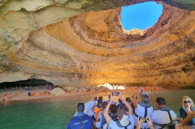 Feel the sea spray on a semi-rigid boat from albufeira, explore benagil caves, spot dolphins with a local crew, and see algarve’s coast up close. includes life jackets.