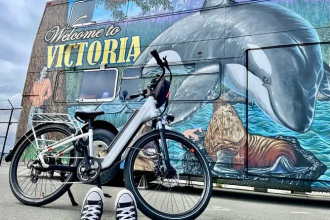 Tour en e-bike por Victoria: Barrios, castillo y Inner Harbour